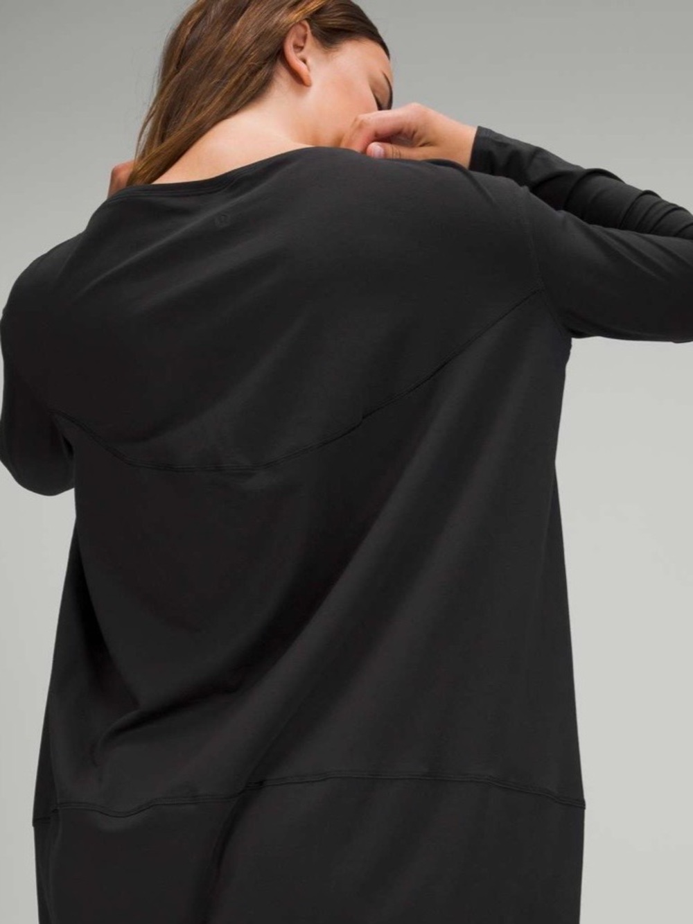 Lululemon Back in Action Long Sleeve Dress - Black - Picture 4 of 8